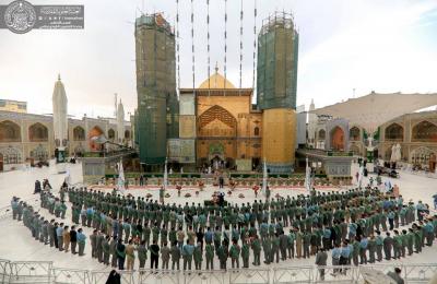 بالصور .. منتسبو العتبة العلوية المقدسة يحييون ذكرى ولادة الإمام السجاد (ع) في رحاب جده أمير المؤمنين (ع)