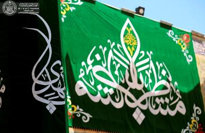 العتبة العلوية المقدسة تزين أرجاء الصحن المطهر بالقطع الولائية بمناسبة ولادة الإمام الحجة (عجل الله فرجه)