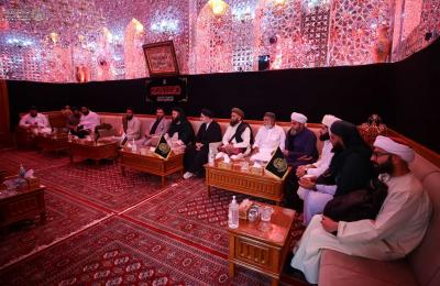 وفد متعدد الجنسيات يتشرّف بزيارة أمير المؤمنين(عليه السلام)