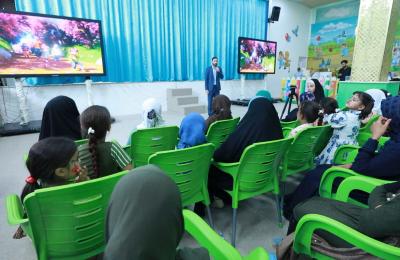 مركز المحسن لثقافة الأطفال يستقبل نخبة من الأيتام القادمين برعاية طالبات كلية الصيدلة  بجامعة الكوفة