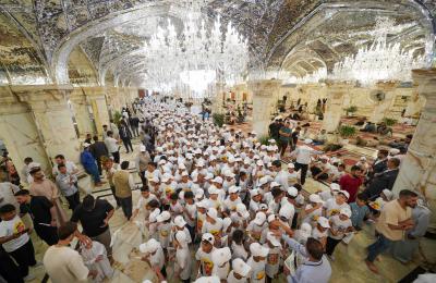 ضمن فعاليات أسبوع الغدير الأغرّ .. 1000 يتيم من مؤسسات النجف الخيرية يشاركون في مسيرة أحبّاء عليّ (ع) 