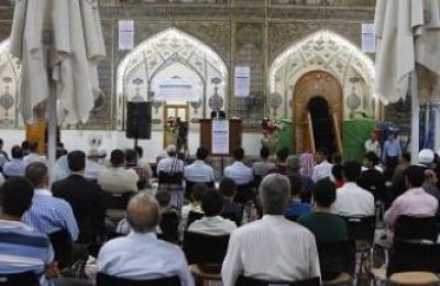 العتبة العلوية المقدسة تقيم احتفالية متميزة احتفاءً بالذكرى العطرة لولادة ثامن الائمة الاطهار عليهم السلام