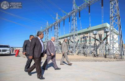 الأمين العام للعتبة العلوية المقدسة ومدير عام دائرة العتبات المقدسة يتفقدان عدداً من مشاريع العتبة الخَدمية والإستثمارية الأمين العام للعتبة العلوية المقدسة ومدير عام دائرة العتبات المقدسة يتفقدان عدداً من مشاريع العتبة الخَدمية والإستثمارية