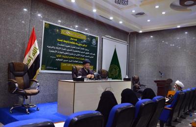 برعاية العتبة العلوية .. قسم الشؤون الدينية والفكرية النسوي يقيم الورشة الاولى في مشروع تطوير المهارات التبليغية برعاية العتبة العلوية .. قسم الشؤون الدينية والفكرية النسوي يقيم الورشة الاولى في مشروع تطوير المهارات التبليغية