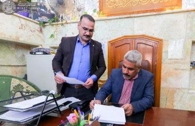 قسم الشؤون القانونية في العتبة العلوية المقدسة.. جهود كبيرة في خدمة مرقد أمير المؤمنين (عليه السلام) قسم الشؤون القانونية في العتبة العلوية المقدسة.. جهود كبيرة في خدمة مرقد أمير المؤمنين (عليه السلام)