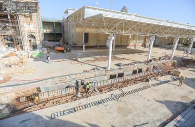 الكوادر الهندسية في العتبة العلوية المقدسة تواصل أعمالها في مشروع تأهيل صحن الرسول (ص) الكوادر الهندسية في العتبة العلوية المقدسة تواصل أعمالها في مشروع تأهيل صحن الرسول (ص)