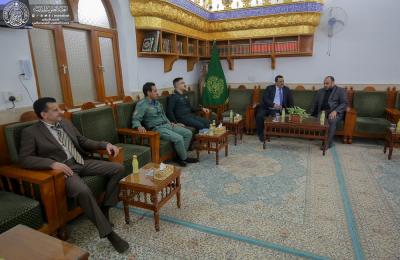 السفير التونسي لدى العراق يتشرف بزيارة مرقد امير المؤمنين (ع) ويبدي إعجابه بمستوى المشاريع السفير التونسي لدى العراق يتشرف بزيارة مرقد امير المؤمنين (ع) ويبدي إعجابه بمستوى المشاريع