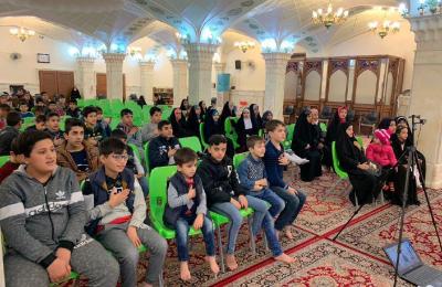 وحدة الزائر الصغير في العتبة العلوية تقيم ورشة تربوية للزائرين الصغار وحدة الزائر الصغير في العتبة العلوية تقيم ورشة تربوية للزائرين الصغار