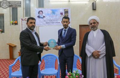 وفد العتبة العلوية في البصرة يكرم المؤسسات والروابط المجتمعية المساهمة في الحملات التطوعية لخدمة المجتمع وفد العتبة العلوية في البصرة يكرم المؤسسات والروابط المجتمعية المساهمة في الحملات التطوعية لخدمة المجتمع