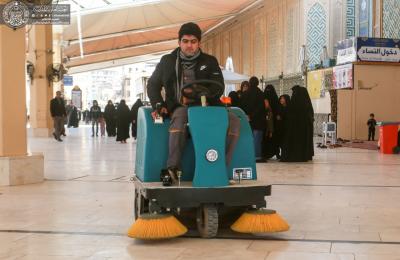 العتبة العلوية المقدسة ترفد قسم الشؤون الخدمية بمكائن وآليات حديثة  العتبة العلوية المقدسة ترفد قسم الشؤون الخدمية بمكائن وآليات حديثة