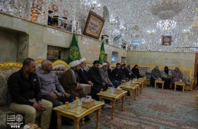 وفد مؤسسة الجعفرية في رحاب العتبة العلوية المقدسة وفد مؤسسة الجعفرية في رحاب العتبة العلوية المقدسة