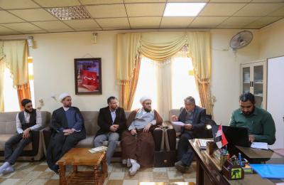 وفد دار القرآن الكريم في العتبة العلوية يزور دار القرآن الكريم في العتبة الحسينية وفد دار القرآن الكريم في العتبة العلوية يزور دار القرآن الكريم في العتبة الحسينية