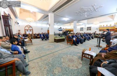 العتبة العلوية المقدسة تقيم حفلا تكريمياً لكوكبة من أساتذة جامعة الكوفة من الذين نالوا لقب الأستاذية العتبة العلوية المقدسة تقيم حفلا تكريمياً لكوكبة من أساتذة جامعة الكوفة من الذين نالوا لقب الأستاذية