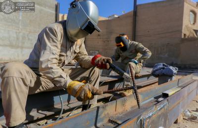 الكوادر الهندسية في العتبة العلوية تعلن إكمال المرحلة الأولى من مشروع المركز التسويقي الكوادر الهندسية في العتبة العلوية تعلن إكمال المرحلة الأولى من مشروع المركز التسويقي