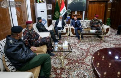 الأمين العام للعتبة العلوية المقدسة يستقبل قائد شرطة النجف الأشرف ويبحث معه سبل التنسيق المشترك فيما يتعلق بالخدمات الأمنية للزائرين الأمين العام للعتبة العلوية المقدسة يستقبل قائد شرطة النجف الأشرف ويبحث معه سبل التنسيق المشترك فيما يتعلق بالخدمات الأمنية للزائرين