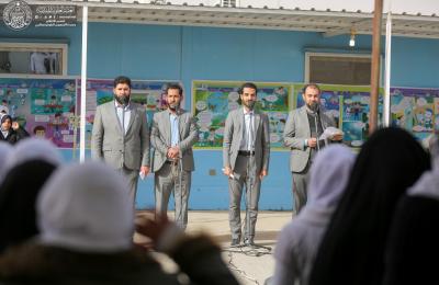 العتبة العلوية تقيم عددا من الفعاليات الثقافية في مدرسة فاطمة الصغرى بمجمع قنبر السكني العتبة العلوية تقيم عددا من الفعاليات الثقافية في مدرسة فاطمة الصغرى بمجمع قنبر السكني