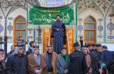 العتبة العلوية المقدسة تستقبل مواكب العزاء بذكرى شهادة الزهراء (عليها السلام) العتبة العلوية المقدسة تستقبل مواكب العزاء بذكرى شهادة الزهراء (عليها السلام)