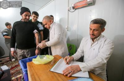 قسم السلامة المهنية في العتبة العلوية يختتم حملة تلقيح المنتسبين من الأنفلونزا الموسمية  قسم السلامة المهنية في العتبة العلوية يختتم حملة تلقيح المنتسبين من الأنفلونزا الموسمية