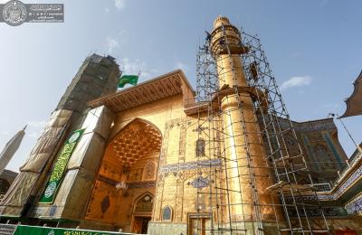نسب إنجاز متقدمة في أعمال الصيانة والترميم والتذهيب في المنارة الجنوبية لصحن أمير المؤمنين (عليه السلام)    نسب إنجاز متقدمة في أعمال الصيانة والترميم والتذهيب في المنارة الجنوبية لصحن أمير المؤمنين (عليه السلام)