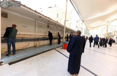 شعبة الصحيات في العتبة العلوية تواصل جهودها في تقديم أفضل الخدمات لزائري أمير المؤمنين (عليه السلام) شعبة الصحيات في العتبة العلوية تواصل جهودها في تقديم أفضل الخدمات لزائري أمير المؤمنين (عليه السلام)