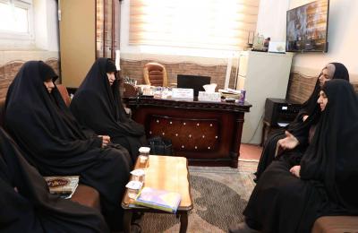 قسم الشؤون الدينية والفكرية النسوي يبحث سبل التعاون المشترك مع العتبات المقدسة قسم الشؤون الدينية والفكرية النسوي يبحث سبل التعاون المشترك مع العتبات المقدسة
