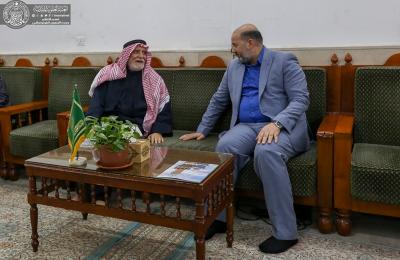 خلال زيارته للعتبة العلوية، رئيس ديوان الوقف السني يشيد بالمشاريع الخدمية والعمرانية فيها  خلال زيارته للعتبة العلوية، رئيس ديوان الوقف السني يشيد بالمشاريع الخدمية والعمرانية فيها