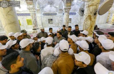 العَتَبةِ العَلَويةِ المقدّسةِ تسْتضيفُ أَبناءَ الشُّهداءِ والجَرْحَى العَتَبةِ العَلَويةِ المقدّسةِ تسْتضيفُ أَبناءَ الشُّهداءِ والجَرْحَى